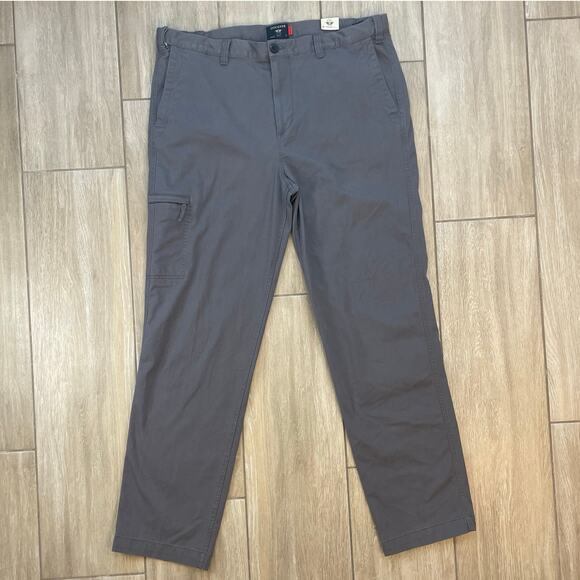 Dockers Big & Tall Go-To Cargo Pants 40x36 Gray Smart 360 Flex Straight Fit NWT - Picture 1 of 12